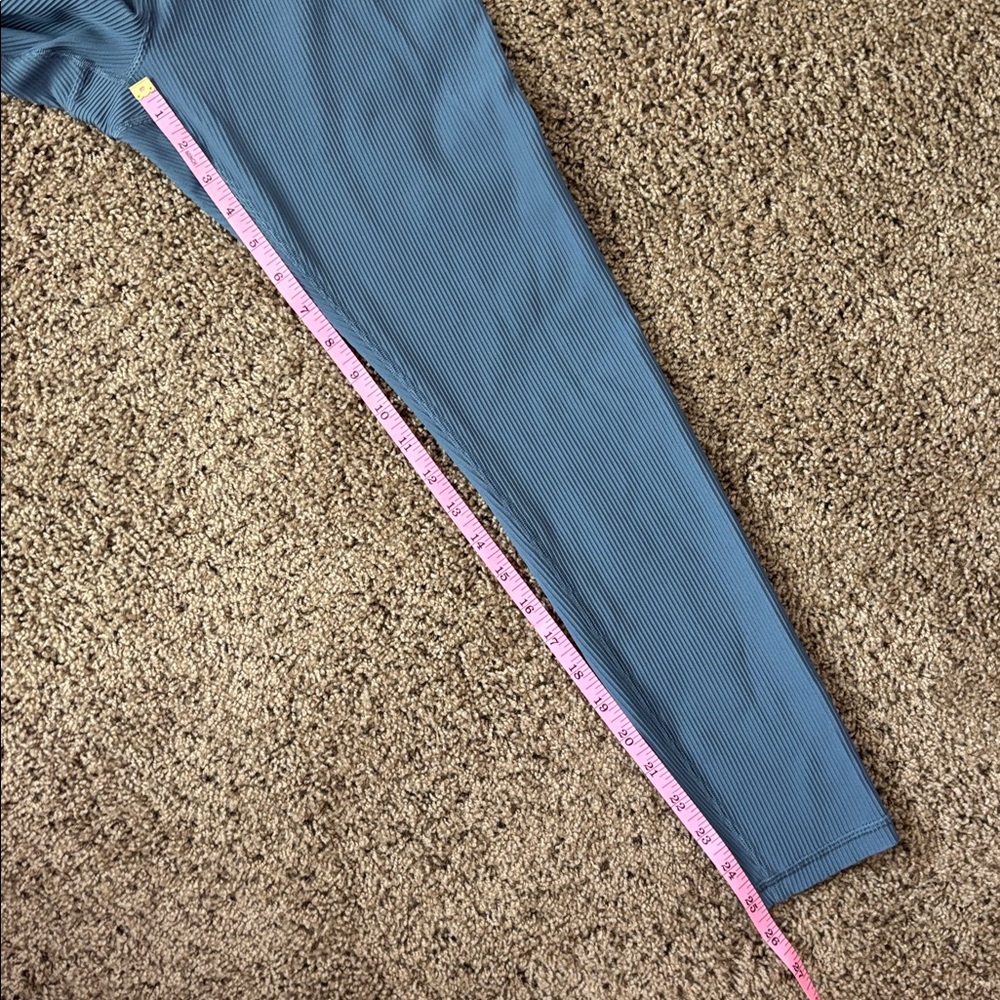 ATHLETA 🩶💙 Elation High Rise Ribbed Tight - Picture 8 of 11
